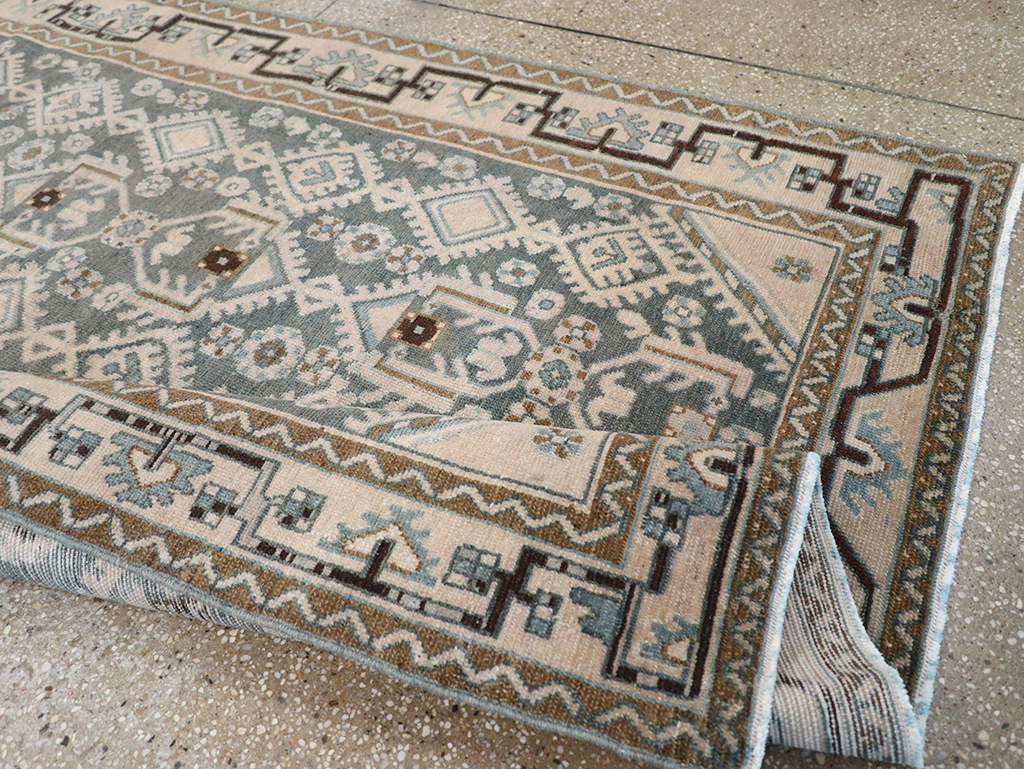 Vintage Persian Malayer Gallery Rug, No.32676 - Gss