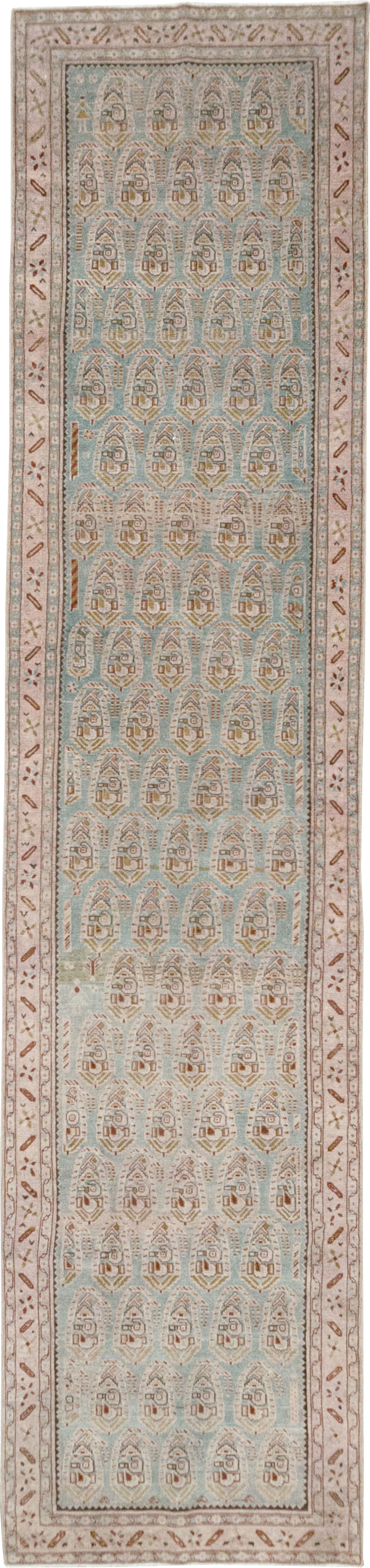 Vintage Persian Malayer Long Runner, No.32678 - Gss