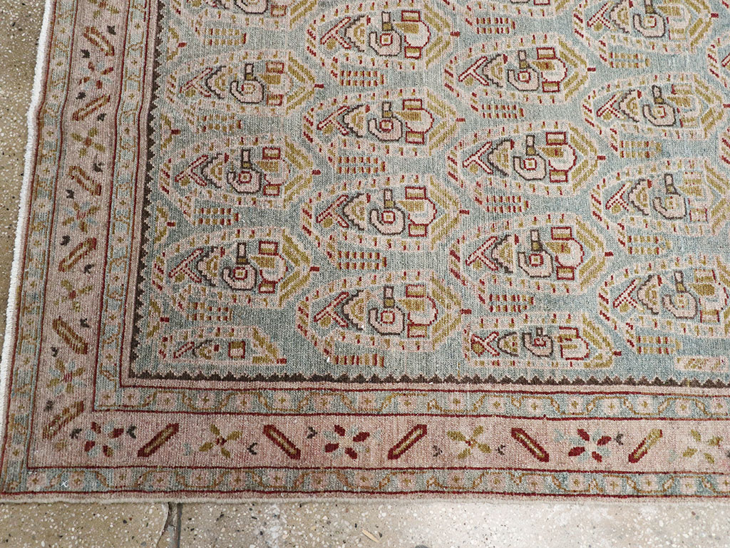 Vintage Persian Malayer Long Runner, No.32678 - Gss