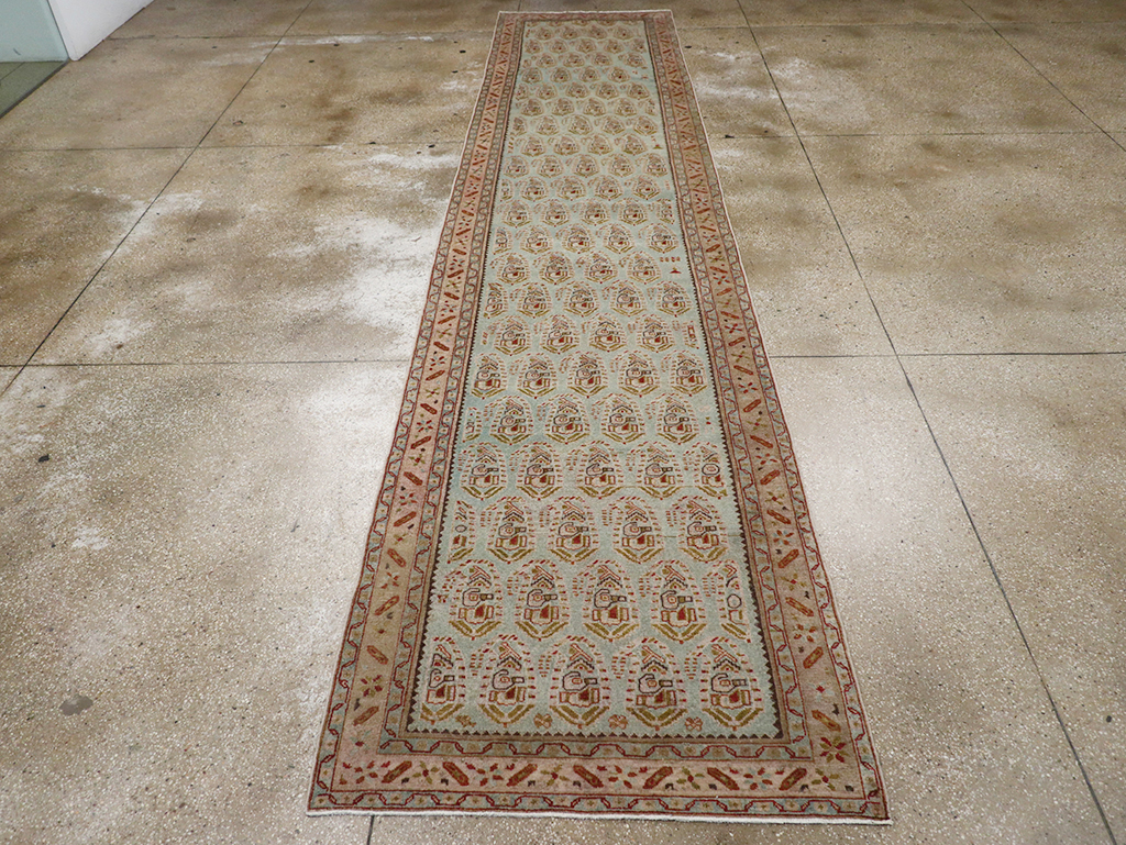 Vintage Persian Malayer Long Runner, No.32679 - Gss