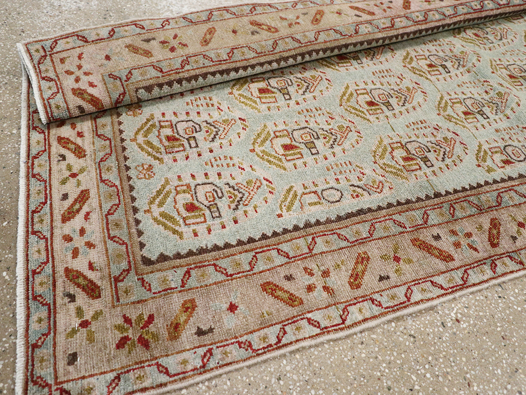 Vintage Persian Malayer Long Runner, No.32679 - Gss