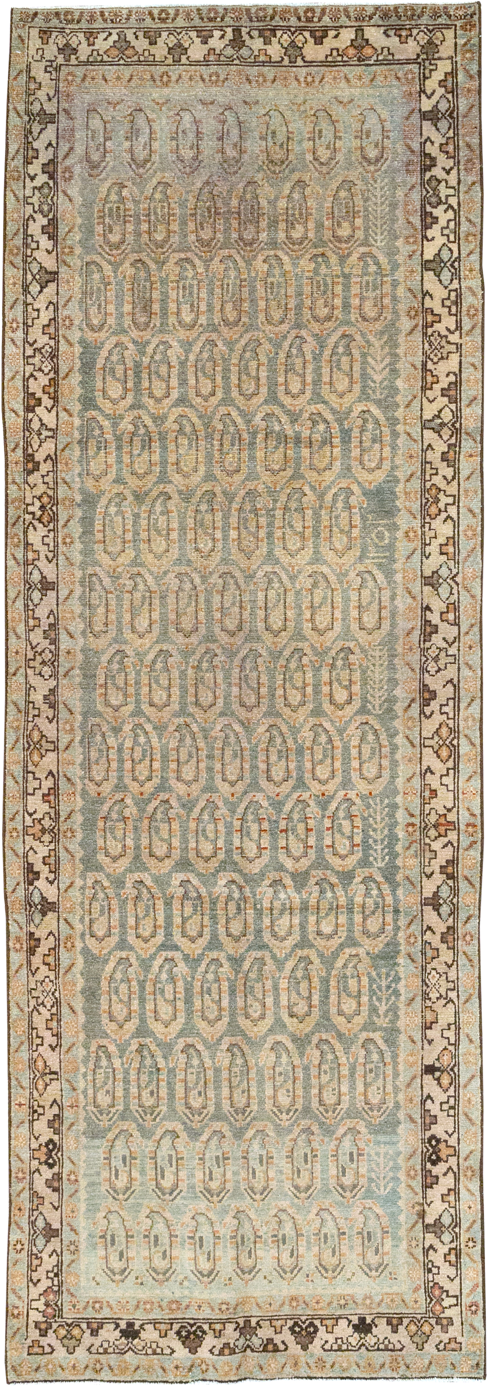 Vintage Persian Malayer Runner, No.32680 - Gss
