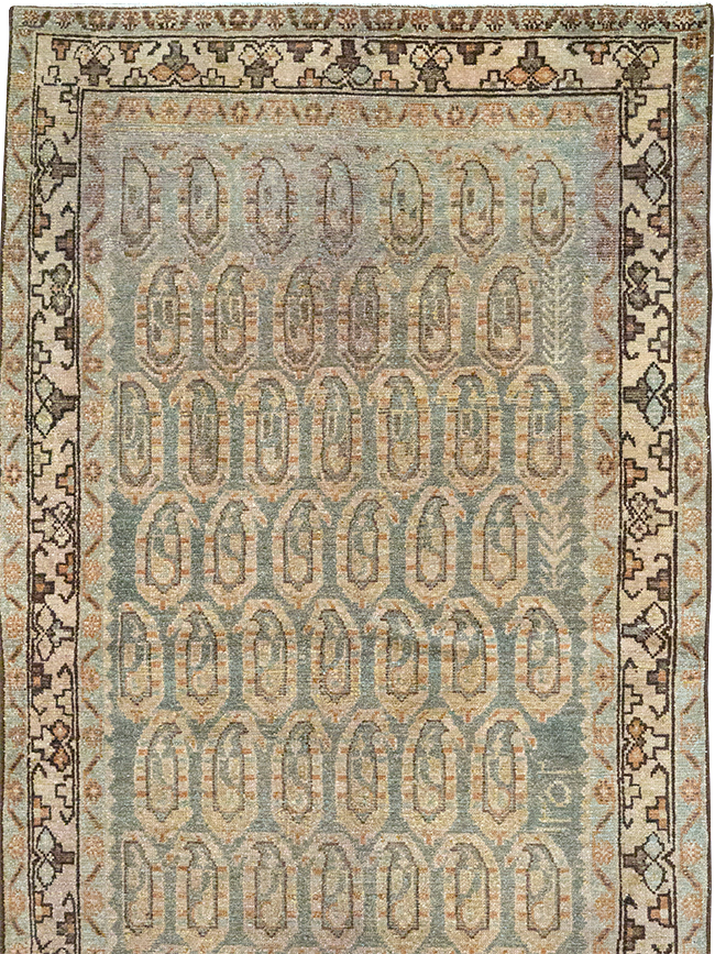Vintage Persian Malayer Runner, No.32680 - Gss