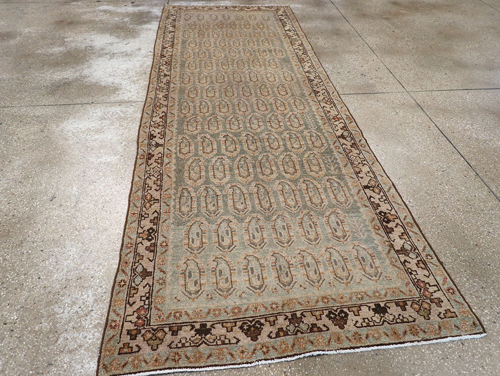 Vintage Persian Malayer Runner, No.32680 - Gss