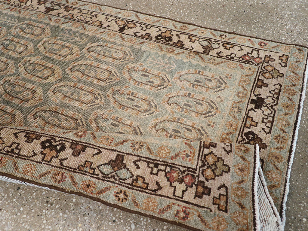 Vintage Persian Malayer Runner, No.32680 - Gss