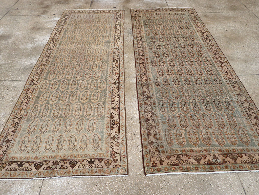Vintage Persian Malayer Runner, No.32680 - Gss