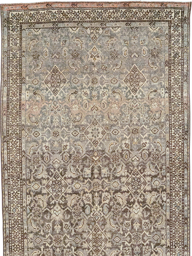 Antique Persian Kurd Runner, No.32681 - Gss