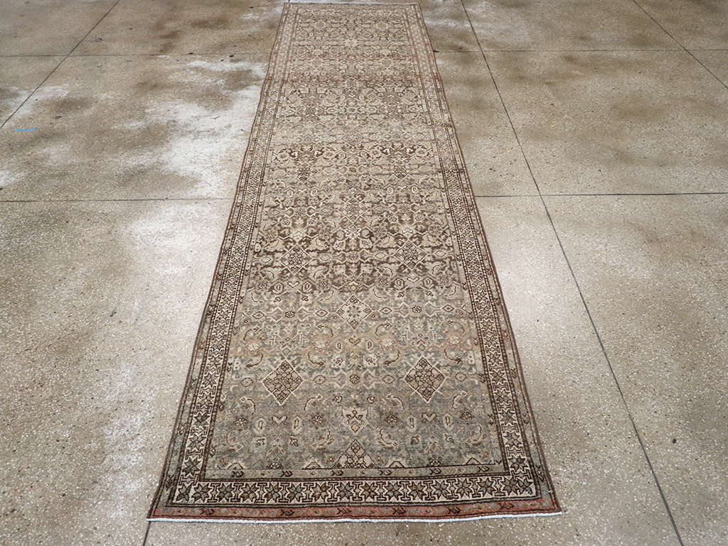 Antique Persian Kurd Runner, No.32681 - Gss