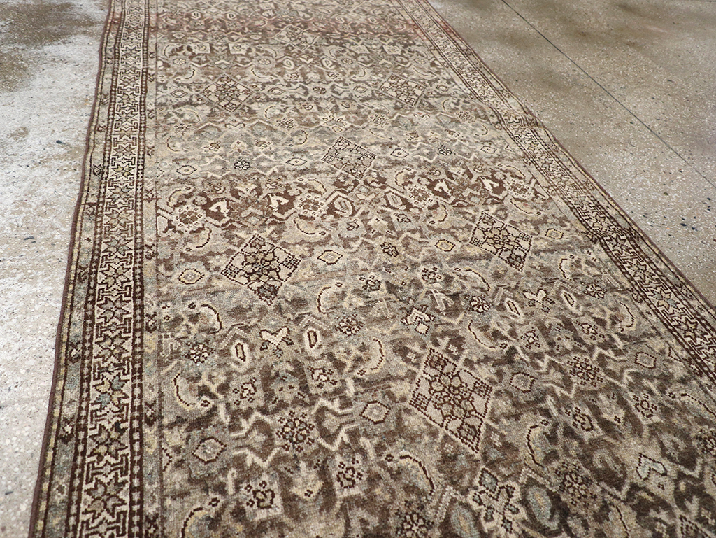 Antique Persian Kurd Runner, No.32681 - Gss