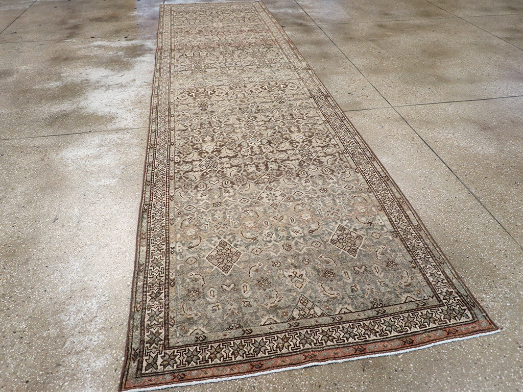 Antique Persian Kurd Runner, No.32681 - Gss