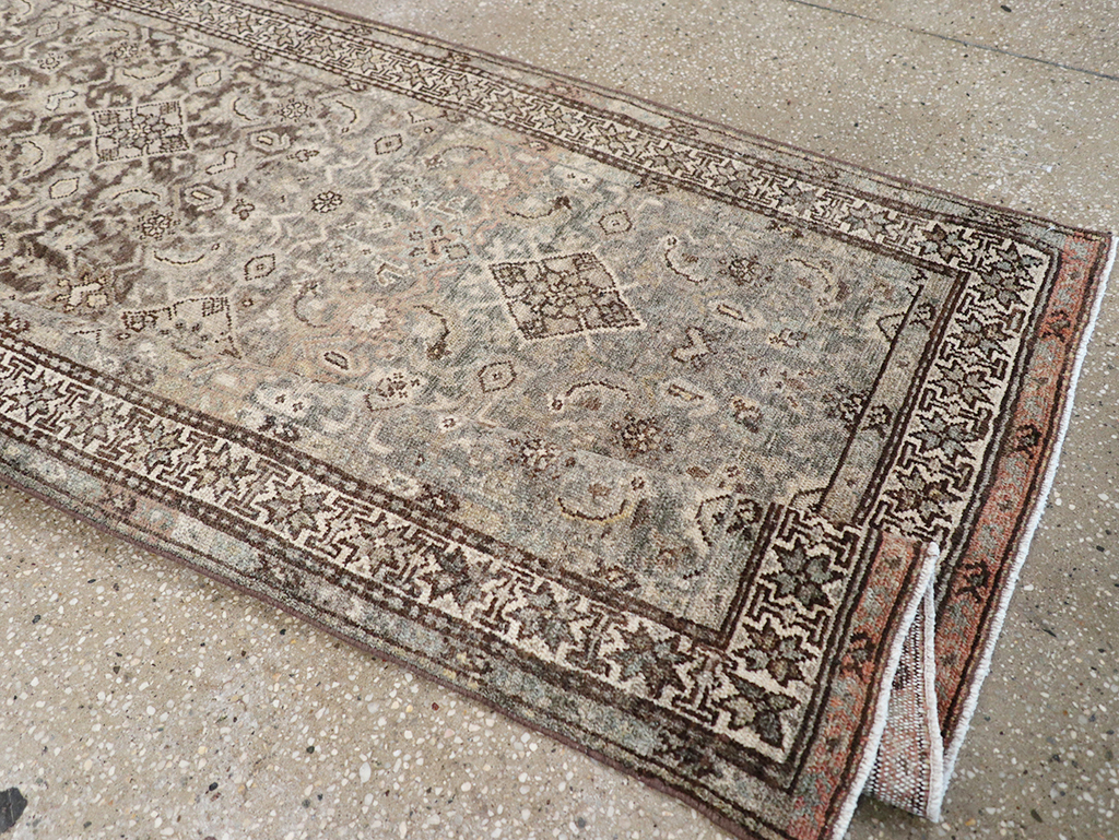 Antique Persian Kurd Runner, No.32681 - Gss