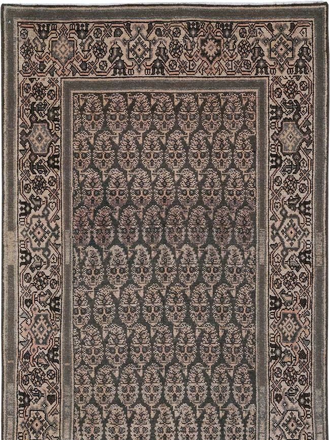 Antique Persian Malayer Long Runner, No.32682 - Gss