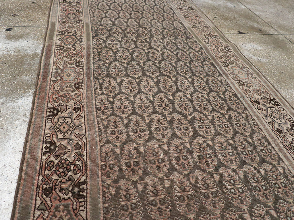 Antique Persian Malayer Long Runner, No.32682 - Gss