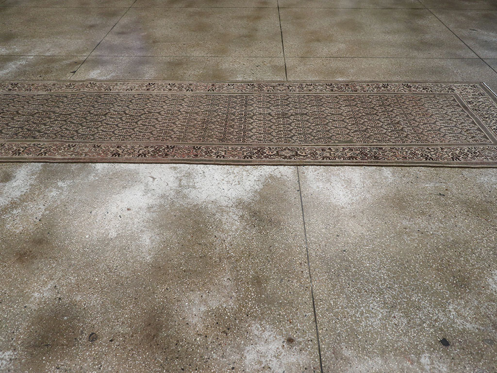 Antique Persian Malayer Long Runner, No.32682 - Gss