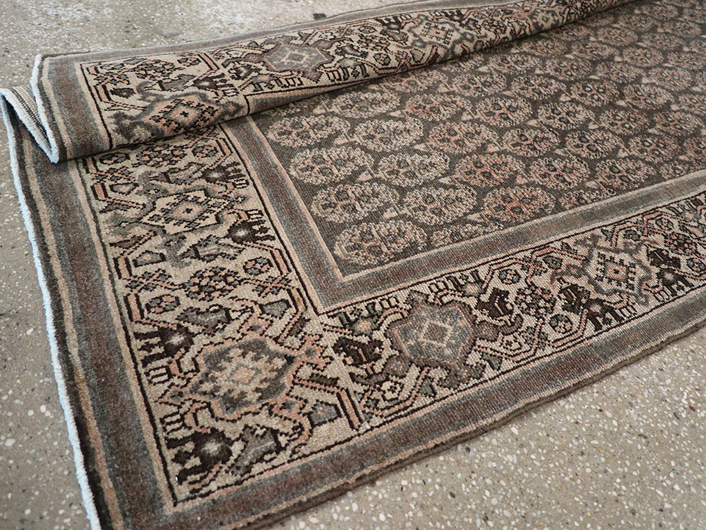 Antique Persian Malayer Long Runner, No.32682 - Gss