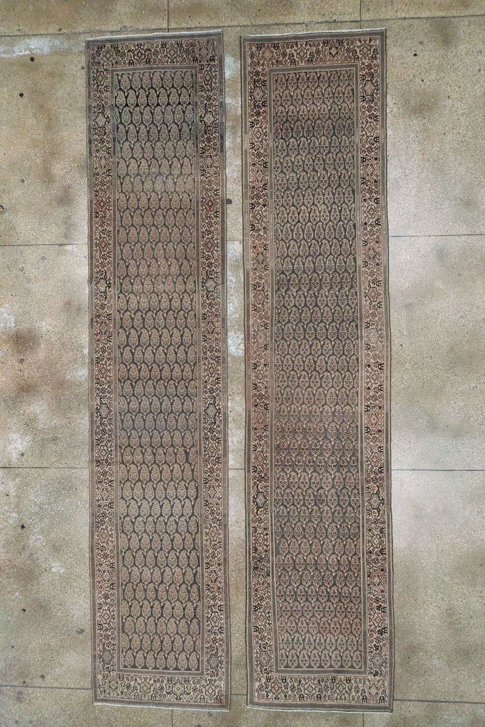 Antique Persian Malayer Long Runner, No.32682 - Gss