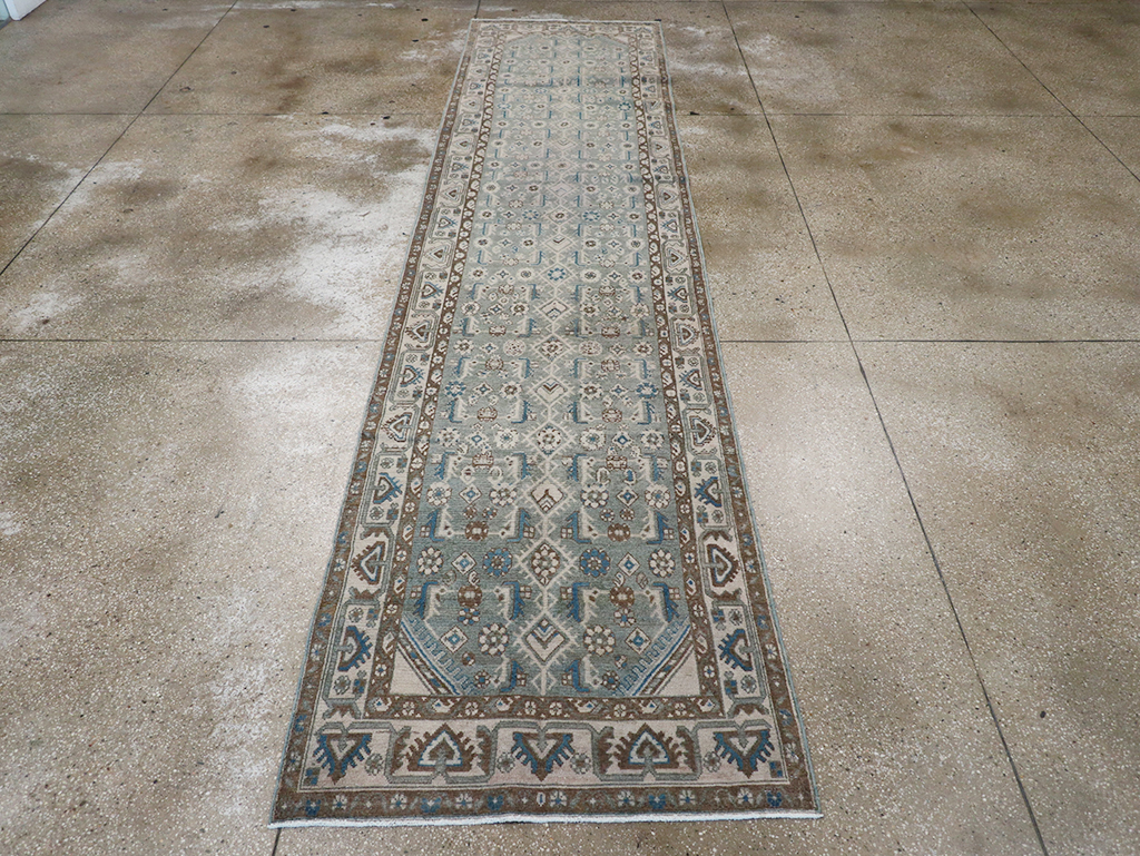 Vintage Persian Malayer Runner, No.32683 - Gss