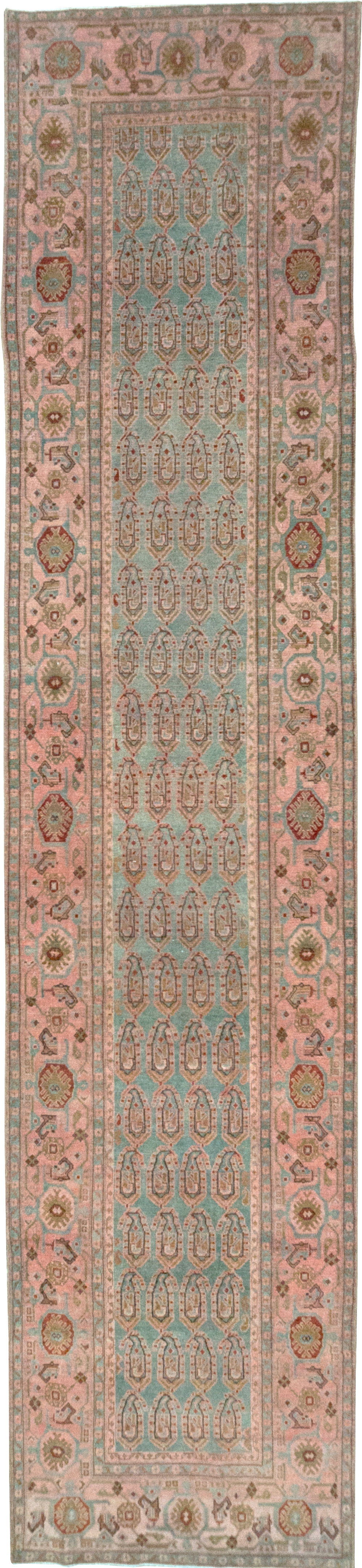 Vintage Persian Malayer Long Runner, No.32684 - Gss