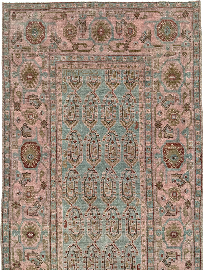 Vintage Persian Malayer Long Runner, No.32684 - Gss