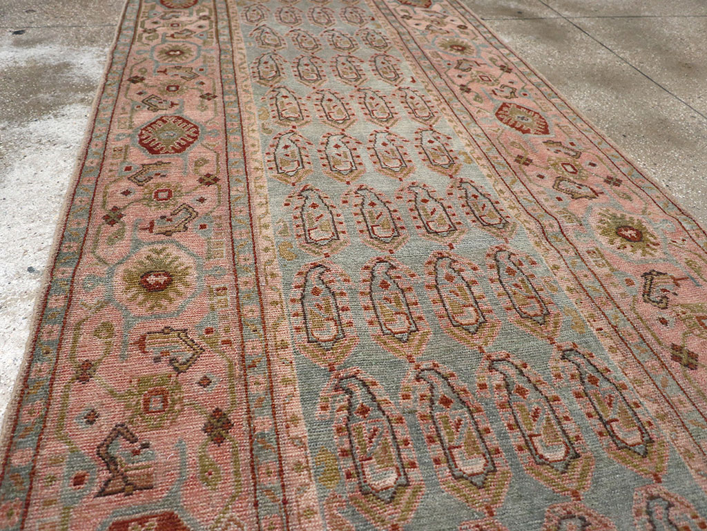 Vintage Persian Malayer Long Runner, No.32684 - Gss
