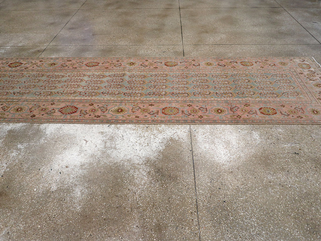Vintage Persian Malayer Long Runner, No.32684 - Gss