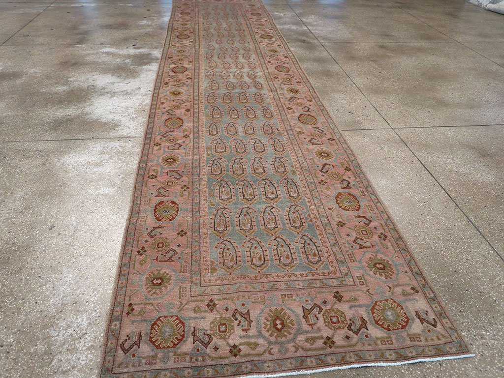 Vintage Persian Malayer Long Runner, No.32684 - Gss