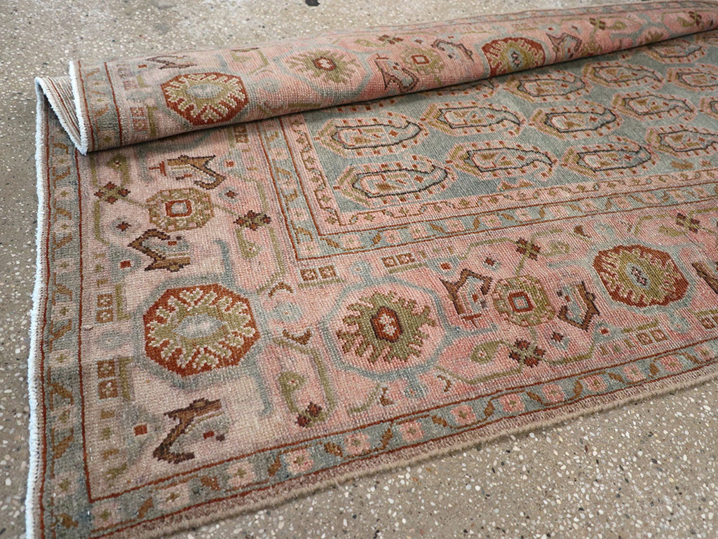 Vintage Persian Malayer Long Runner, No.32684 - Gss