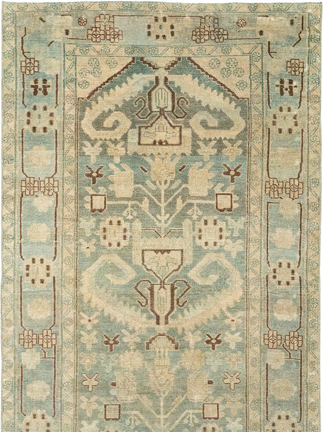 Vintage Persian Malayer Long Runner, No.32687 - Gss