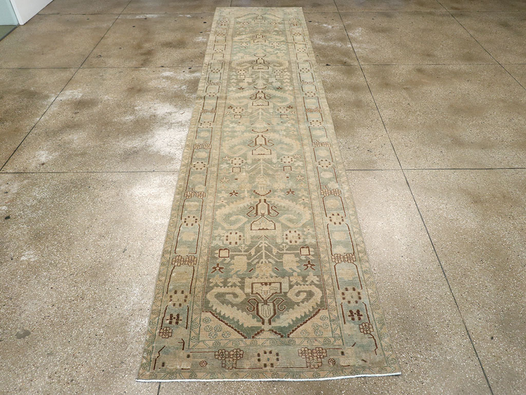 Vintage Persian Malayer Long Runner, No.32687 - Gss