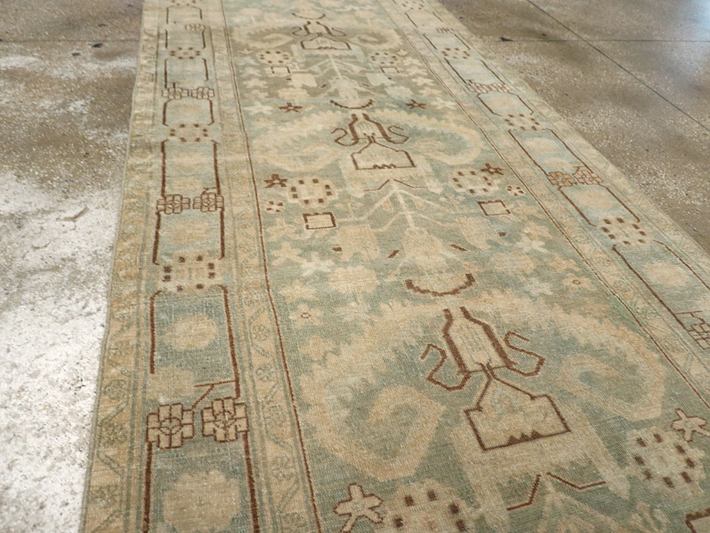 Vintage Persian Malayer Long Runner, No.32687 - Gss
