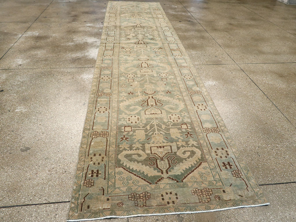 Vintage Persian Malayer Long Runner, No.32687 - Gss