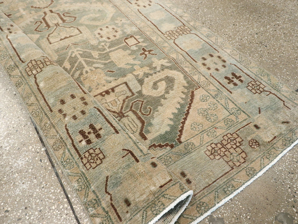 Vintage Persian Malayer Long Runner, No.32687 - Gss