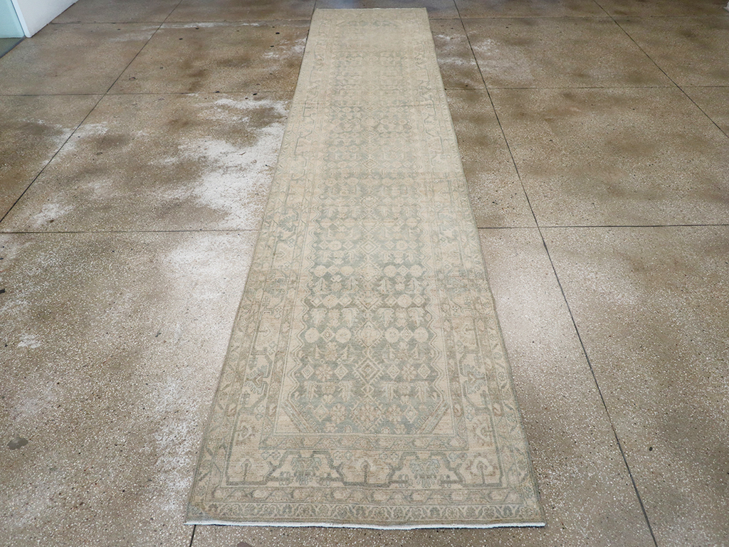 Vintage Persian Malayer Long Runner, No.32688 - Gss