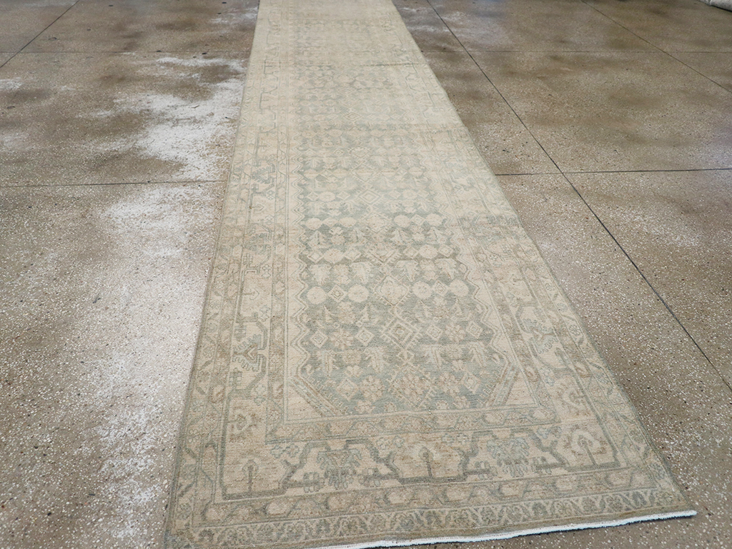 Vintage Persian Malayer Long Runner, No.32688 - Gss