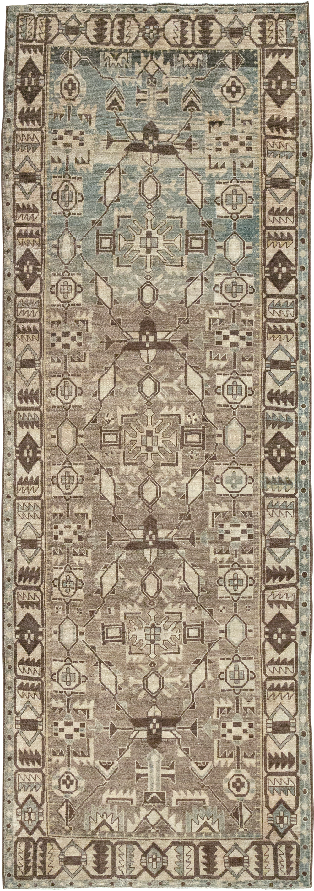 Vintage Persian Malayer Runner, No.32690 - Gss