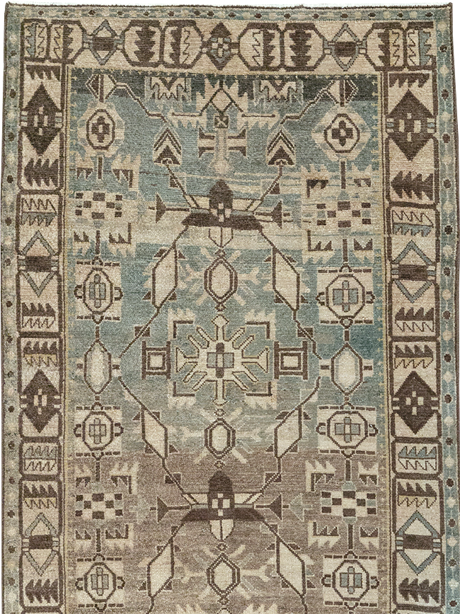 Vintage Persian Malayer Runner, No.32690 - Gss