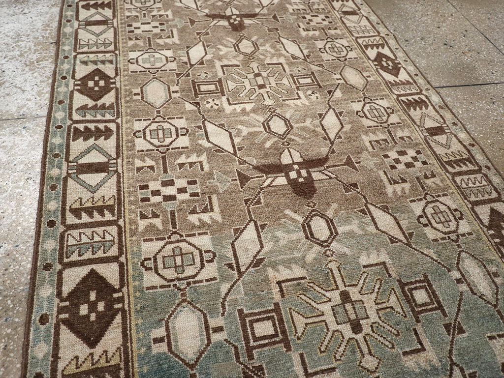 Vintage Persian Malayer Runner, No.32690 - Gss