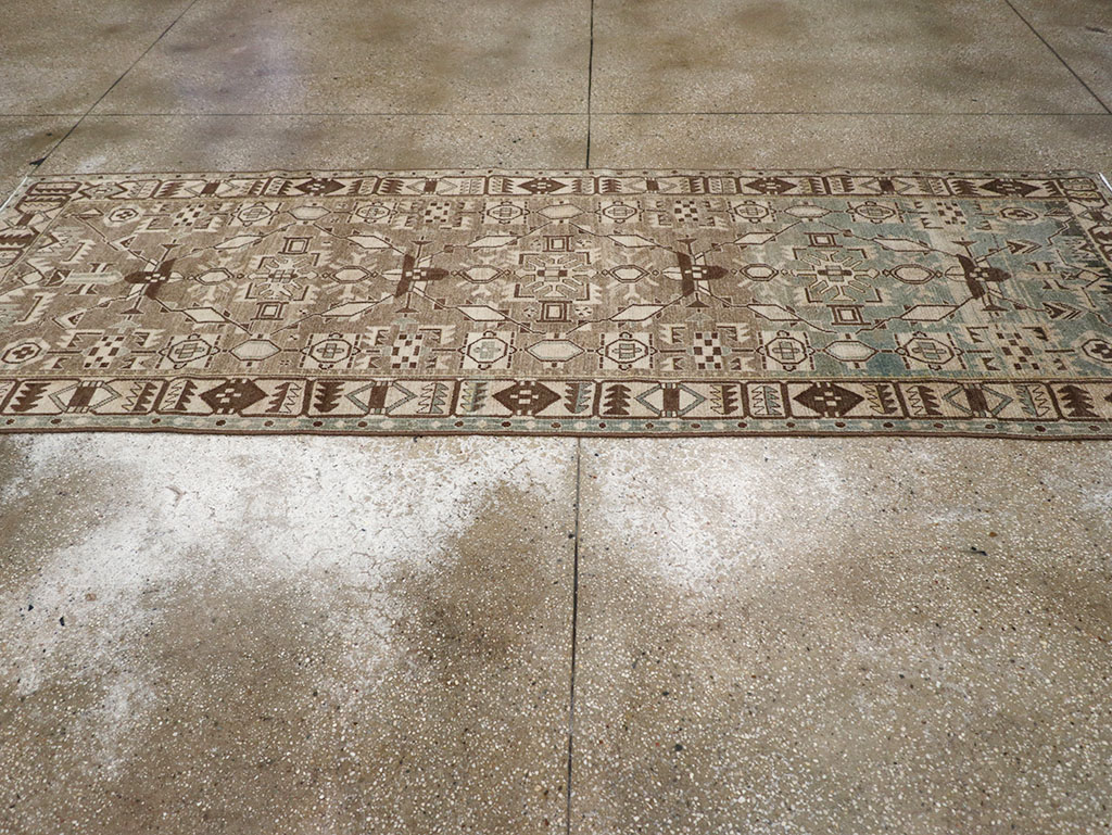 Vintage Persian Malayer Runner, No.32690 - Gss