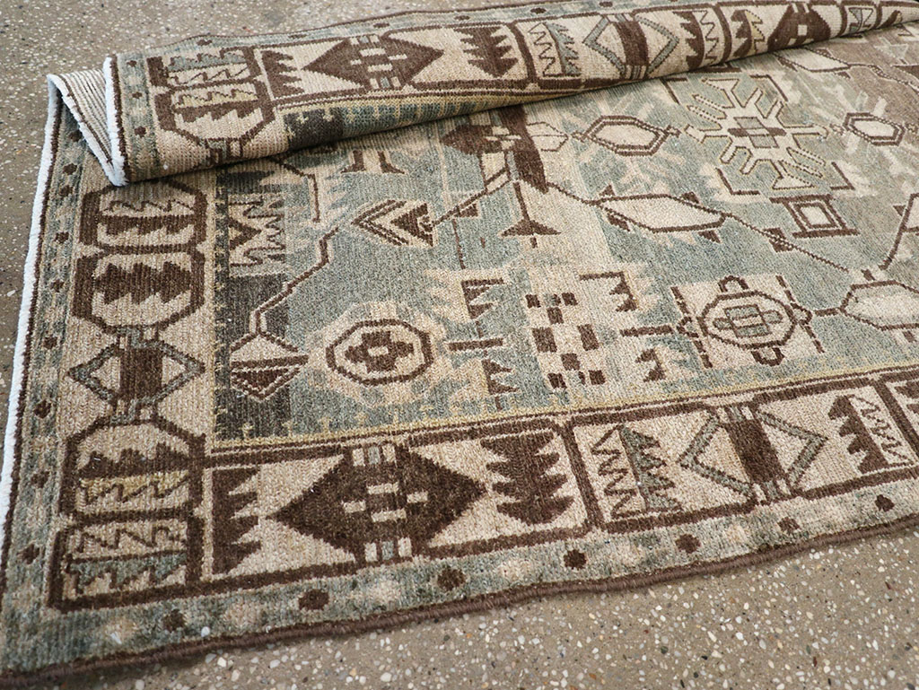 Vintage Persian Malayer Runner, No.32690 - Gss