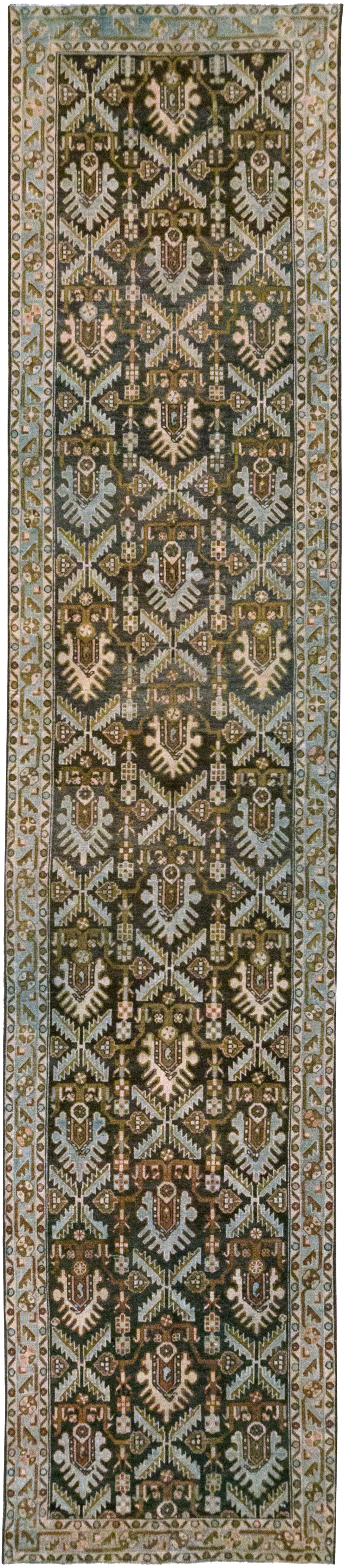 Vintage Persian Malayer Long Runner, No.32692 - Gss