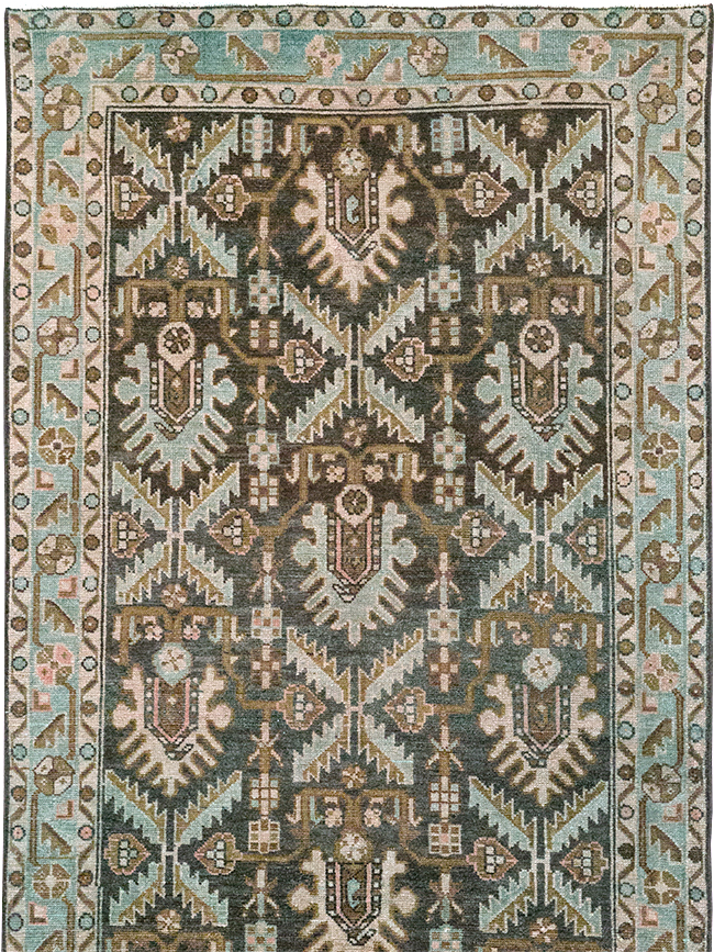 Vintage Persian Malayer Long Runner, No.32692 - Gss