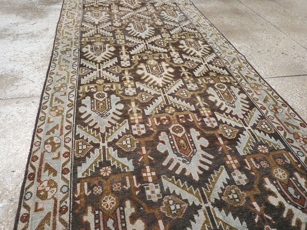 Vintage Persian Malayer Long Runner, No.32692 - Gss