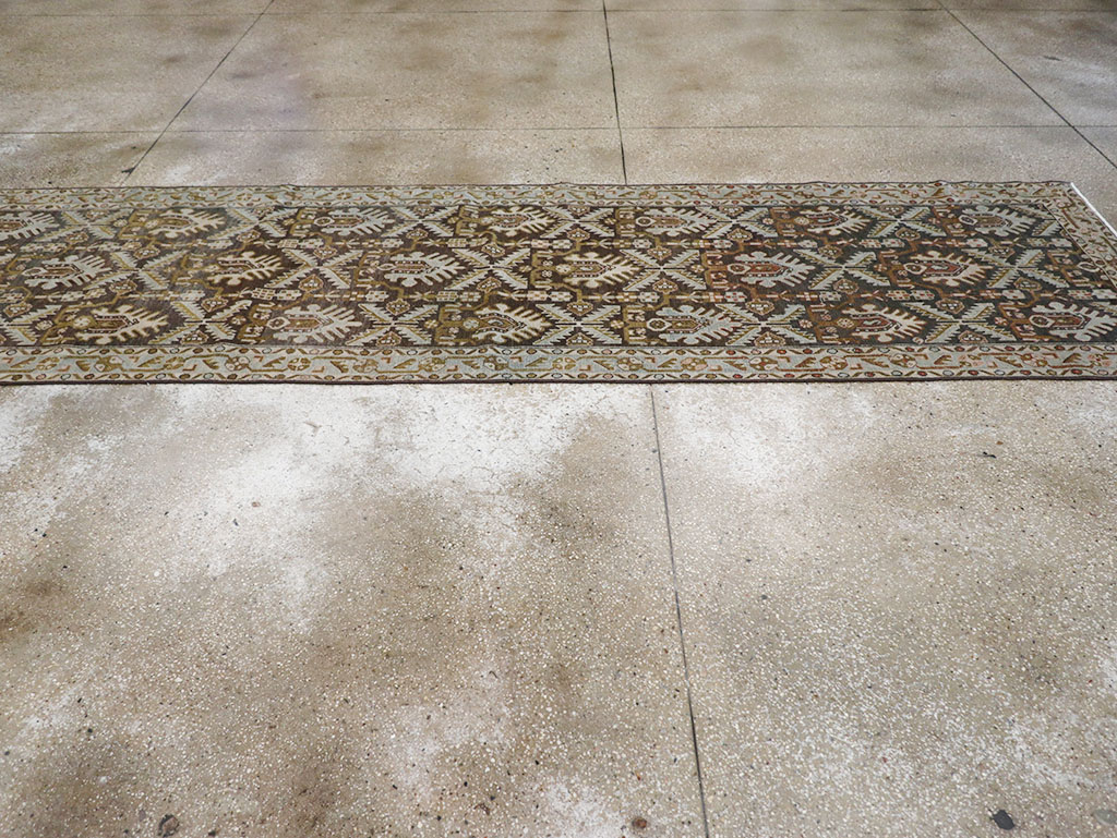 Vintage Persian Malayer Long Runner, No.32692 - Gss