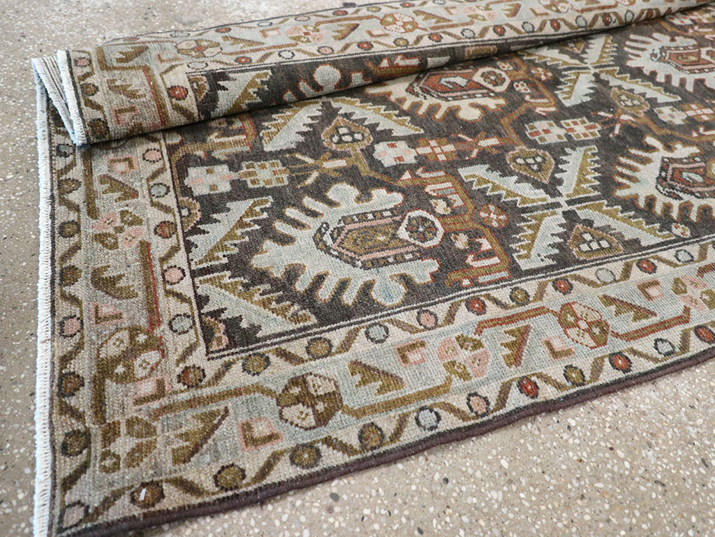 Vintage Persian Malayer Long Runner, No.32692 - Gss