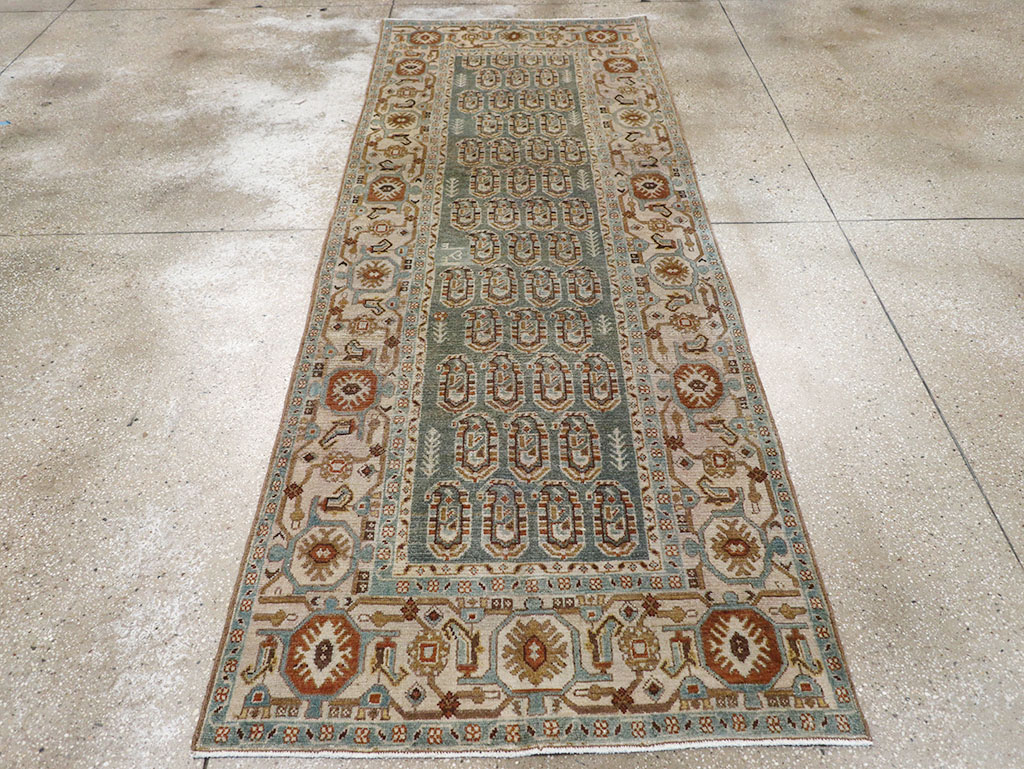 Vintage Persian Malayer Runner, No.32693 - Gss