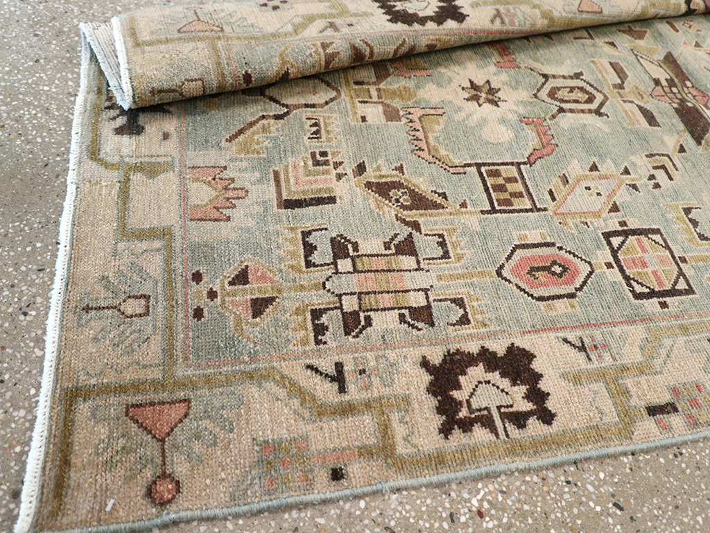 Vintage Persian Malayer Runner, No.32694 - Gss