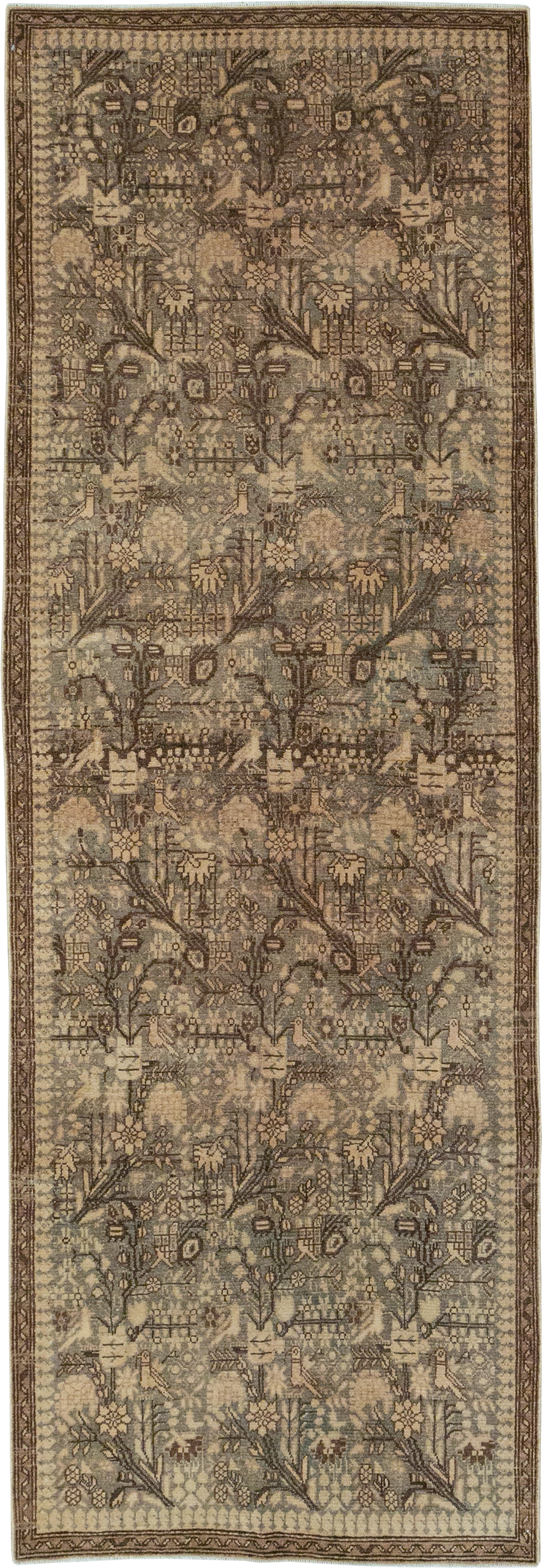 Antique Persian Malayer Runner, No.32696 - Gss
