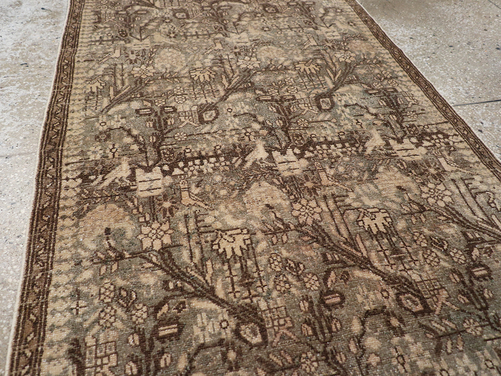 Antique Persian Malayer Runner, No.32696 - Gss