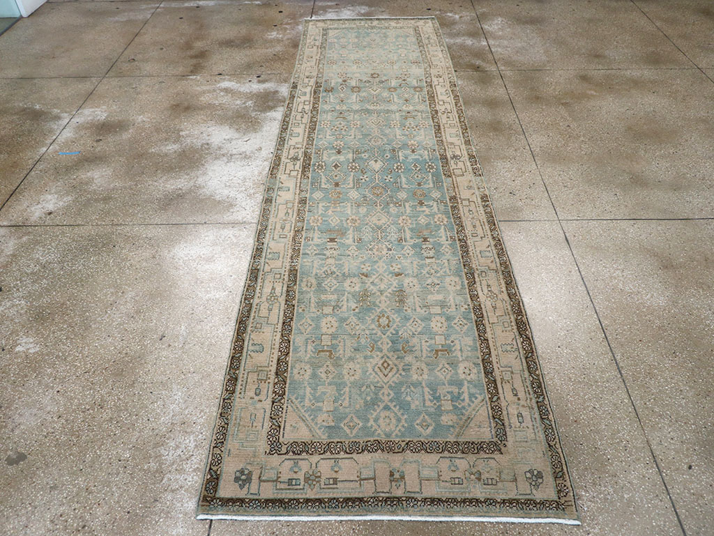 Vintage Persian Malayer Runner, No.32700 - Gss