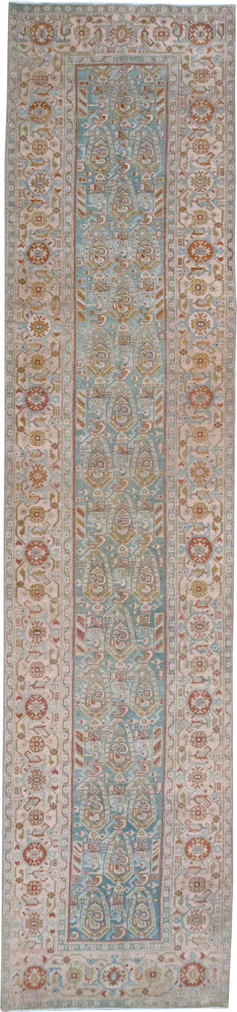 Vintage Persian Malayer Long Runner, No.32703 - Gss